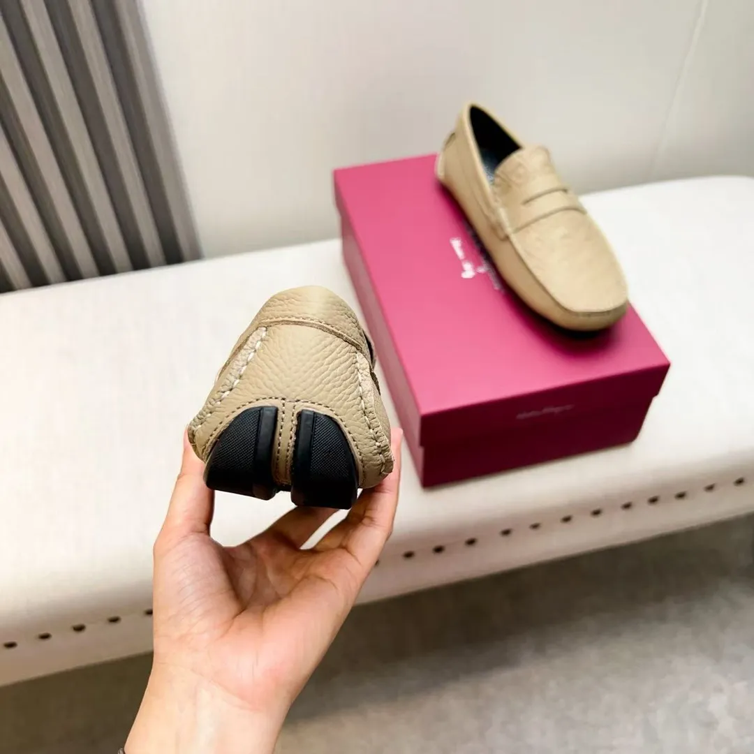Men's men's shoes 💰620 Ferragamo new high-end quality 🔥 imported lychee pattern ➕ cowhide lining size 38-45